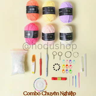Combo móc len đầy đủ dụng cụ cho người mới bắt đầu Hodu Shop