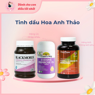 Tinh dầu hoa anh thảo Anh Healthwisely, Úc Blackmores, Nature's Way 120v hỗ trợ sức khỏe - Mẹ Rofi