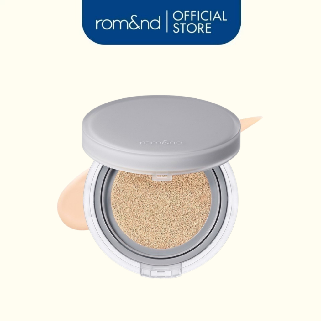   Võ Hà Linh x Rom&nd  Phấn Nước Che Phủ Hoàn Hảo Mỏng Nhẹ Tự Nhiên Romand NU Zero Cushion SPF24 PA++ 15g 