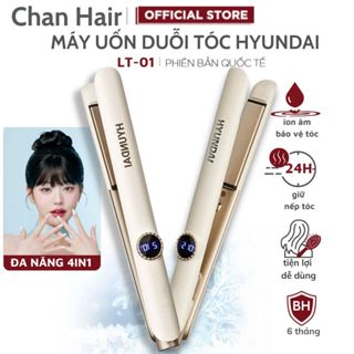 Máy Duỗi Tóc Ép Thẳng Hyundai Tạo Kiểu Thẳng Xoăn - Máy Uốn Tóc , Thanh Gốm Là Tóc Nhanh Giúp Kẹp Thẳng Tóc Tránh Hư Tổn