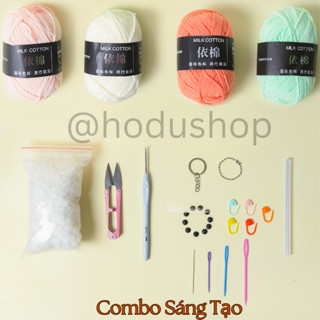  Combo móc len handmade - dụng cụ đầy đủ cho người mới bắt đầu  Táo handmade  
