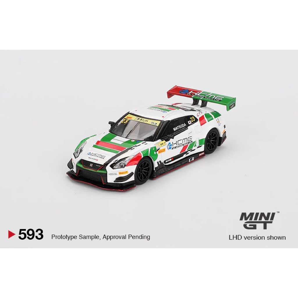 Xe mô hình Mini GT 1:64 Nissan GT-R NISMO GT3 #23 KCMG 2018 FIA GT World Cup Macau