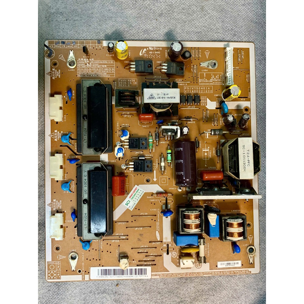 Bo main boar mạch tivi tv TOSHIBA 24PB1V 24PB2V nguồn, xử lý chung chính chủ mắt nhận cap panel tcon