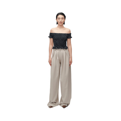 làminapparel - POLKA DOT SMOCKED TOP