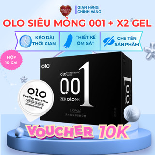  Bao Cao Su OlO 001 Siêu mỏng Nhiều Gel – Chống Xuất Tinh Sớm – Kéo Dài Thời Gian – Giao Kín Đáo 