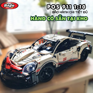  Mô Hình Pos 911 Tỷ Lệ 1:10 1610pcs Mô Hình Lắp Ráp Xe Ô Tô Cung Cấp Bảo Hành Bởi Bago Shop 