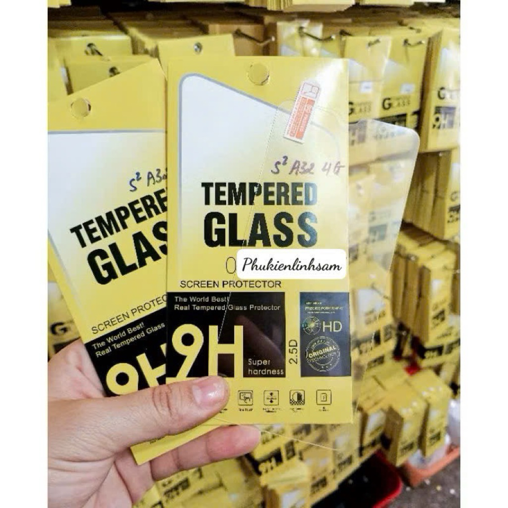 Bộ 3 dán kính cường lực cho Samsung A32 4G, A32 5G chống trầy vỡ trong suốt