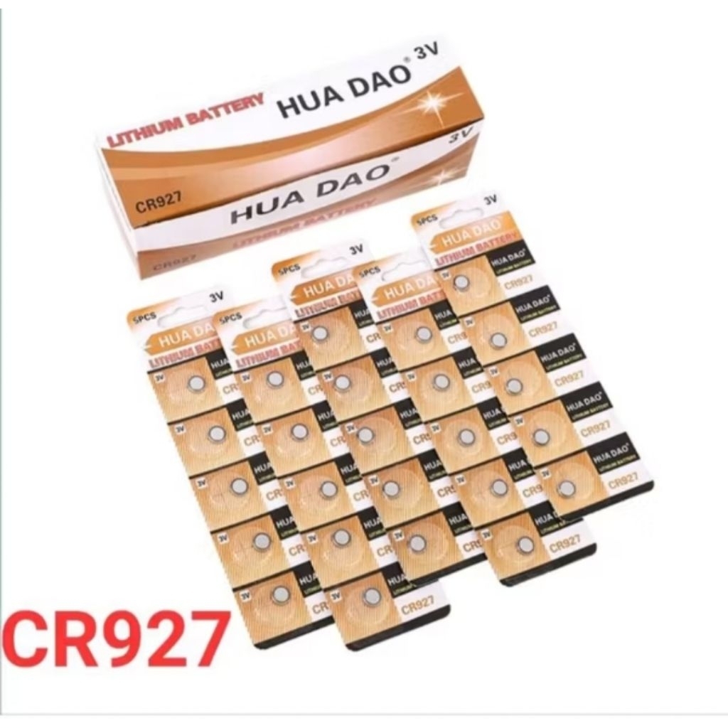 Pin CR927 Chính Hãng HUADAO - Vỉ 5 Viên - Chất Lượng Tốt