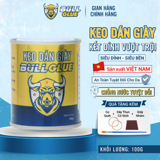 Keo dán giày dép chuyên dụng siêu dính trong suốt chống nước an toàn cho da BULLGLUE 100ml