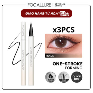  COMBO 3 Bút kẻ mắt nước Focallure siêu mượt chống thấm nước 0.6gx3 