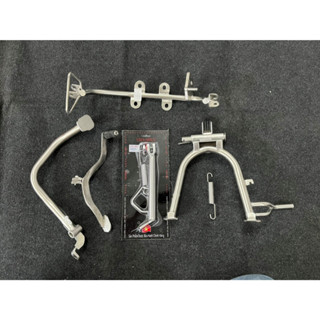  Combo 5 món chống đứng - nghiêng tròn - gác máy - đạp thắng- cần số inox 304   Tặng BAO TAY + CẶP GÙ + CAO SU CHÂN   