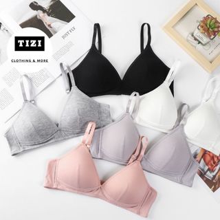  Áo Ngực Nữ Cotton Không Gọng Có Nâng Nhẹ Tipi Áo Lót Nữ Mềm Mại Tôn Vòng 1 Anm-26 