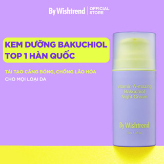 [Deal live] Kem dưỡng da ban đêm BAKUCHIOL SỐ 1 HÀN QUỐC By Wishtrend Vitamin A-mazing Bakuchiol Night 30g