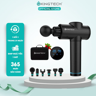 Máy Massage Cầm Tay Cao Cấp KINGTECH KH-720PRO, 20 Cấp Độ, Hỗ Trợ Mát Xa Chuyên Sâu, Giảm Đau Cơ, Cứng Khớp - Chính Hãng