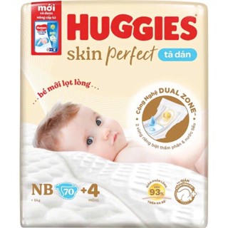 Bỉm Huggies skin perfect dán quần đủ size cho bé NB/S/M/L/XL/XXL