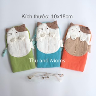   Nhiều màu  Túi ví đựng kính mắt Hikosen Cara Nhật Bản V-Z18-302 