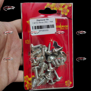   Flash Sale  Bộ Ốc Salaya Dàn Áo Ốc Inox 304 Phay Thái Full Set Gắn Wave Dream Sirius AB Var Vision Phụ Kiện Xe Máy 