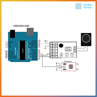 Module Ghi Âm ISD1820 Có Loa và Microphone
