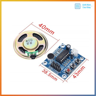 Module Ghi Âm ISD1820 Có Loa và Microphone