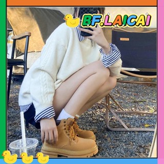 Giày bốt Martin cổ điển cho nữ Giày bốt cổ ngắn đế dày cho nữ EU:35-42