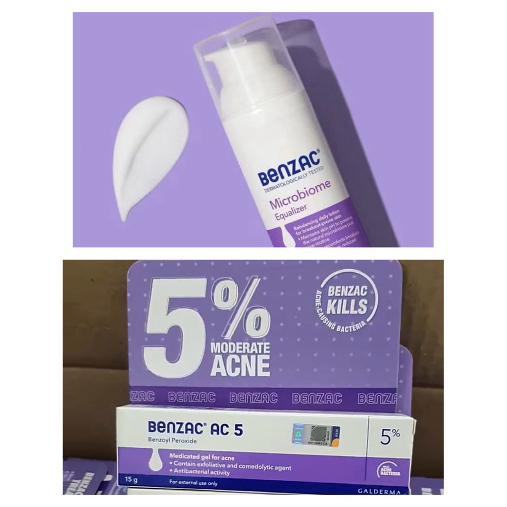 Sữa dưỡng ẩm BENZAC, BENZAC AC 5% chấm mun.
