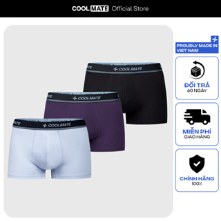 [MỚI] Combo Pack 3 Quần Lót Nam Cotton Compact co giãn, thoáng khi nhanh khô - Coolmate