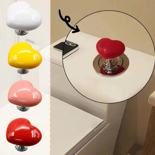 🎨🎨Nút Nhấn Bồn Cầu TRÁI TIM, Tay mở cửa Tủ Hình Trái Tim Sáng Tạo cutenery