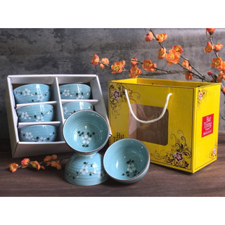 Bát ăn cơm chén ăn cơm gốm sứ Bộ bát đĩa decor Gốm Phúc Đạt