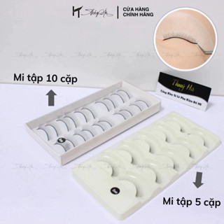 Mi Tập Nối 10 Cặp 5 Cặp, Mi Giả Tập Nối Mi, Mi Xòe Đều, size 6mm Dụng Cụ Nối Mi \ Thúy Hà