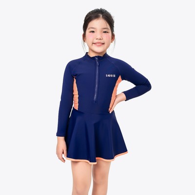 Đồ bơi trẻ em SOBIE liền thân váy bé gái Cá Nhỏ Nhảy