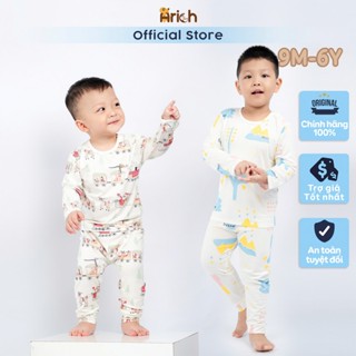 Bộ dài tay cài vai Arich hoạ tiết noel mới cho bé trai, bé gái từ 9 tháng đến 6 tuổi