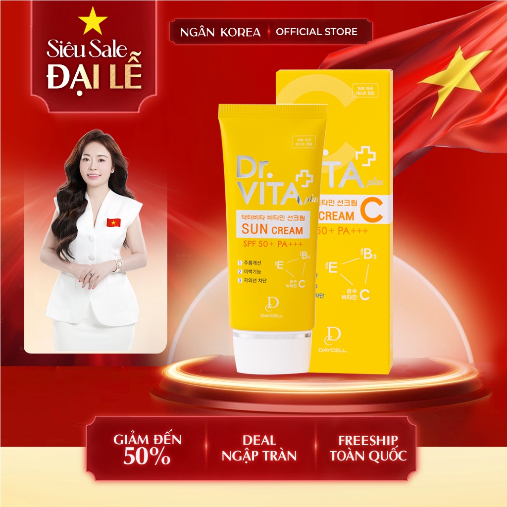 Kem chống nắng dr vita Giá Tốt, Miễn Phí Vận Chuyển, Đủ Loại