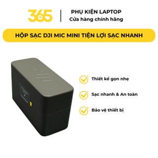 [365] Lẻ Phụ Kiện DJI Mic Mini Hộp Sạc Đôi Chính Hãng, Newseal - Wireless Microphone Charging Case