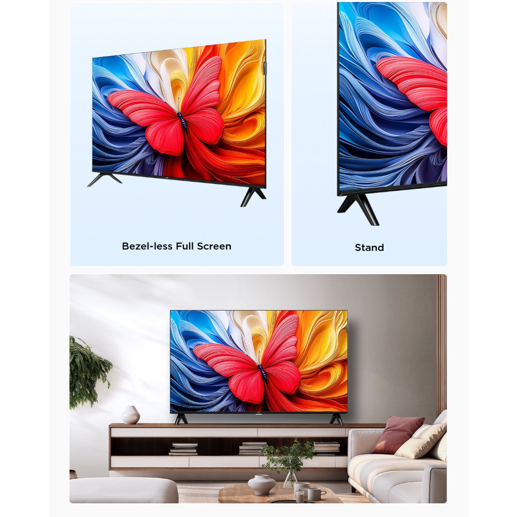【QLED】43inch Smart Google TV TCL 43V5C, Tấm nền HVA,Tần số quét 60Hz, Dolby Atmos | BigBuy360 - bigbuy360.vn