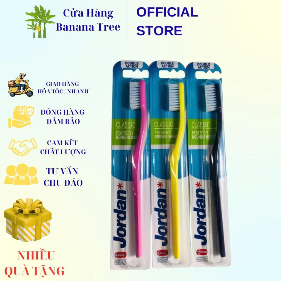 Bàn Chải Đánh Răng JORDAN Double action Classic