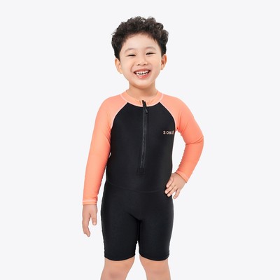 Đồ bơi trẻ em SOBIE liền thân tay dài Bé Cá Cam