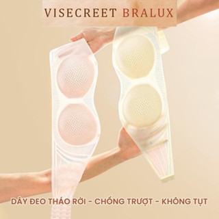  Áo Lót Nữ Bra Không Dây Nâng Vòng 1 Mút Đệm Gom Quả Dây Đeo Tháo Rời Chống Trượt Không Tụt VN250455 