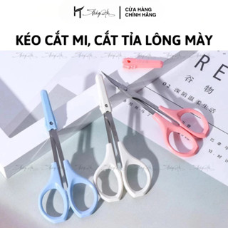 Kéo Cắt Mi Siêu Bén Chuyên Dùng Cho Makeup, Cắt Tỉa Lông Mi, Lông Mày, Lông Mũi \ Thúy Hà