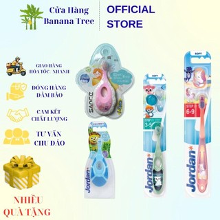 Bàn chải đánh răng trẻ em jordan step 1:0-2 tuổi , step 2:3-5 tuổi , 1-5 tuổi