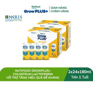   Livestream Lucie  Combo 2 Thùng 24 hộp Sữa bột pha sẵn Nutifood Sweden GrowPLUS+ Colostrum Lactoferrin 180ml 