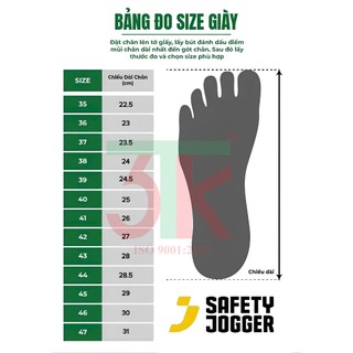 [CHÍNH HÃNG] Giày bảo hộ Safety Jogger AAK - ESD chống và xả tĩnh điện, siêu nhẹ