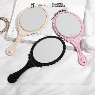  Gương Hoàng Cung Gương Princess Soi Mi Gương Cầm Tay Trang Điểm Makeup Dụng Cụ Nối Mi \ Thúy Hà 