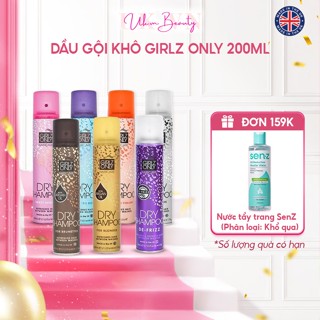 DẦU GỘI KHÔ GIRLZ ONLY DRY SHAMPOO XỊT PHỒNG TÓC TỰ NHIÊN 200ML