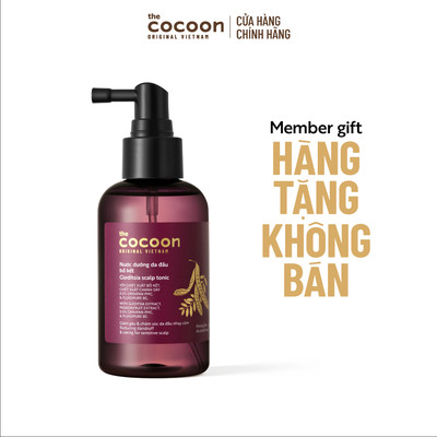 MEMBERGIFT - HÀNG TẶNG KO BÁN - Nước dưỡng da đầu bồ kết Cocoon giảm gàu và chăm sóc da đầu nhạy cảm 140ml