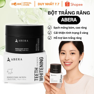  Bột Trắng Răng Abera 30g – Hỗ Trợ Trắng Răng Không Ê Buốt Làm Sạch Mảng Bám Cao Răng Giảm Ố Vàng 
