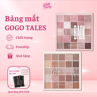  Bảng phấn mắt GOGO TALES 25 Ô Nhũ Lì GT282 Back To Reality màu phong phú chất mịn 