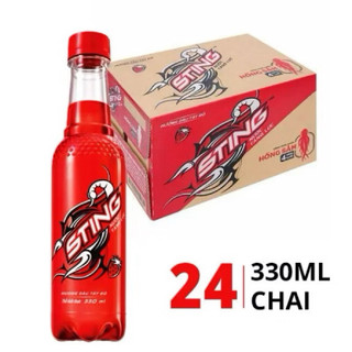  Thùng 24 chai Sting dâu đỏ  24 ×330ml  