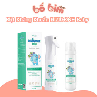 Xịt kháng khuẩn DIZIGONE Baby vệ sinh tay chân, đồ chơi, đồ dùng cho bé 100ml 300ml - Shop Bố Bỉm