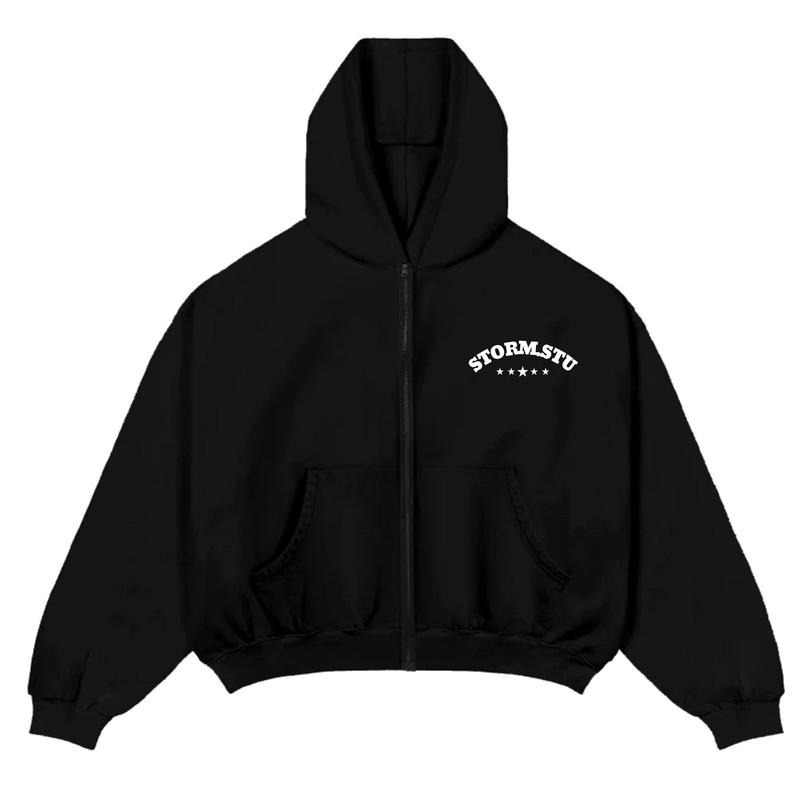 Áo Khoác Nỉ , Áo Khoác Hoodie Zip Boxy In Dập Nổi STORMSTU Chất Nỉ Bông Cao Cấp 2025 | BigBuy360 - bigbuy360.vn