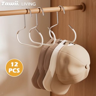 Tawii. Móc treo mũ chống trượt Móc lưu trữ mũ 3PCS Móc Treo Đa Năng Dành Cho Khăn, Cà Vạt, Thắt Lưng